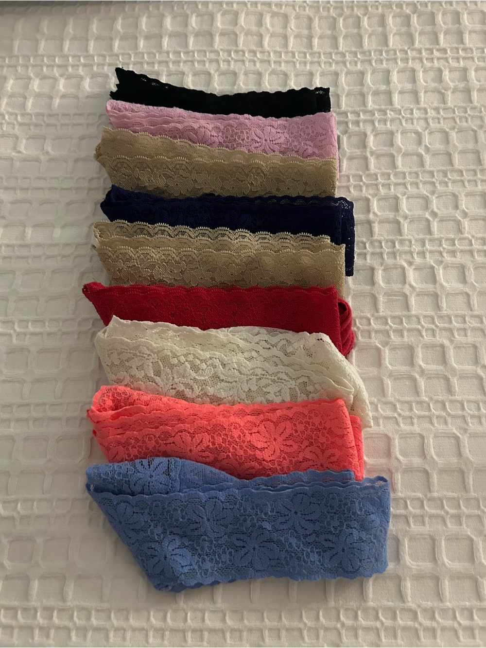 GAP Thong Lace Panties, Pink, Navy, Red, Coral, Blue, White, Tan, Beige,